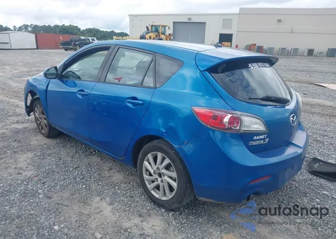 2012 Mazda Mazda3 I Touring из США, поврежденный, VIN JM1BL1L72C1679749